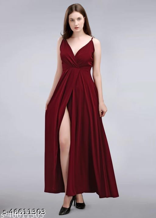 Front Slit Dress