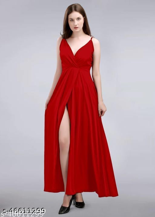 Front Slit Dress