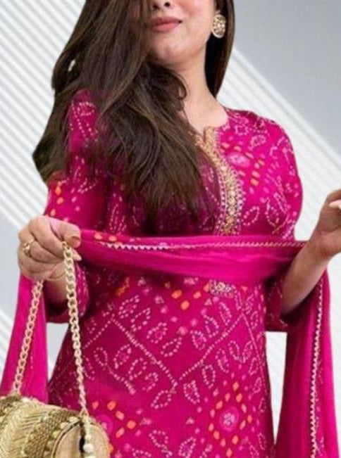 Leheriya Pant Suit Set