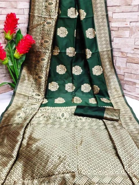 Floral Banarasi Silk Saree
