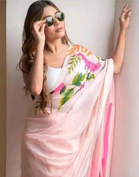 Bollywood Print Saree