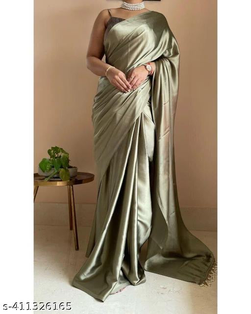 Stunning Satin Saree