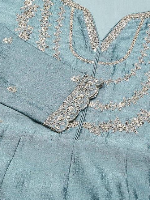 Silk Anarkali Dress