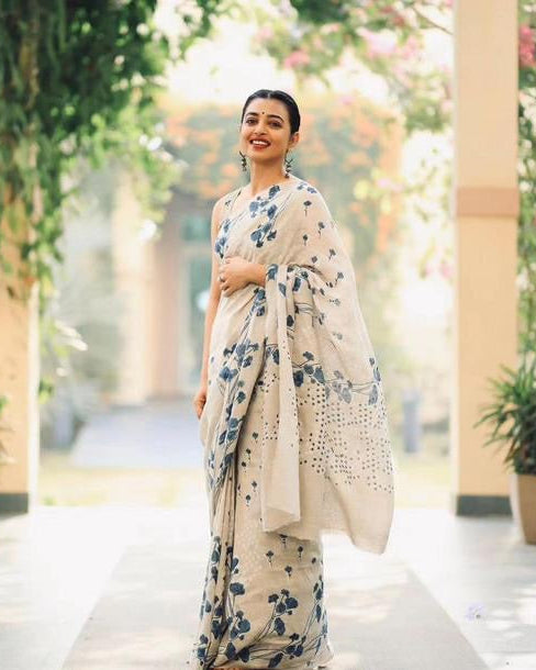 Printed Saree