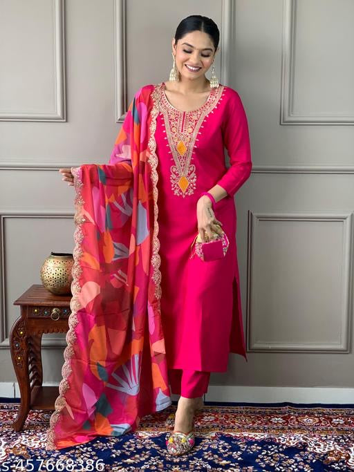 Viscose Kurti with Pant Set