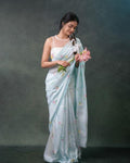 Sky Blue Saree