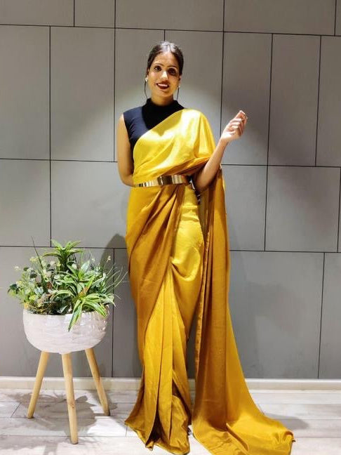 Ready To Wear Satin Saree